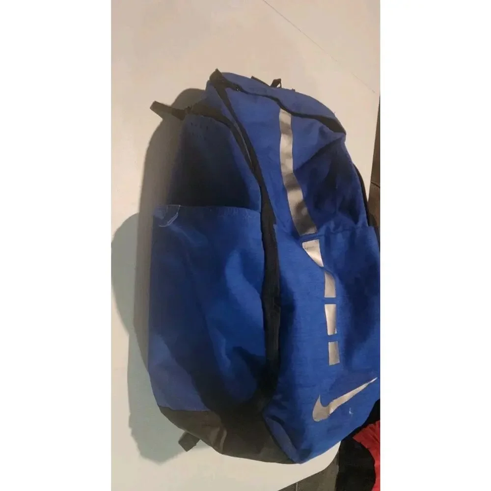 Nike Elite Backpack/Duffel- Blue/Silver/Black